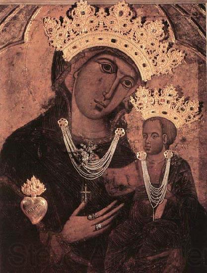 unknow artist Madonna del Voto after 1261 Norge oil painting art